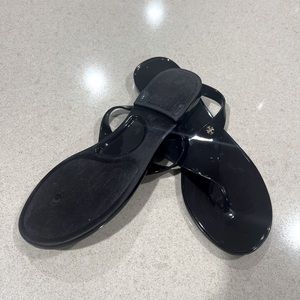 Tory Burch sandals 8 - dark plum color